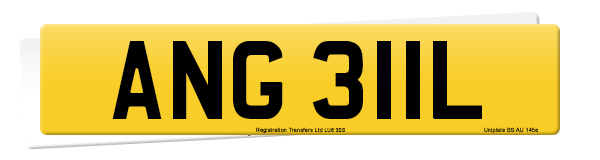 Registration number ANG 311L